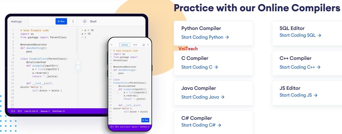 Programiz – Học lập trình miễn phí - VniTeach - Giáo viên 4.0