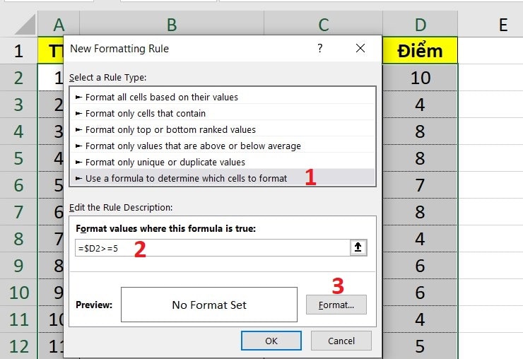 4 bước cơ bản để tô màu xen kẽ các dòng trong Microsoft Excel  Thư viện  Quản trị Nhân Sự