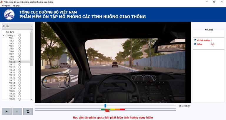 Phần mềm mô phỏng 120 tình huống giao thông 2.0.0 thi GPLX - VniTeach ...