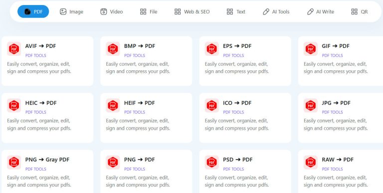 Iconic Tools Hub – Công cụ thao tác với tệp PDF, hình ảnh, văn bản ...