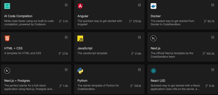 CodeSandbox – Công cụ lập trình trực tuyến (IDE) hữu ích - VniTeach ...